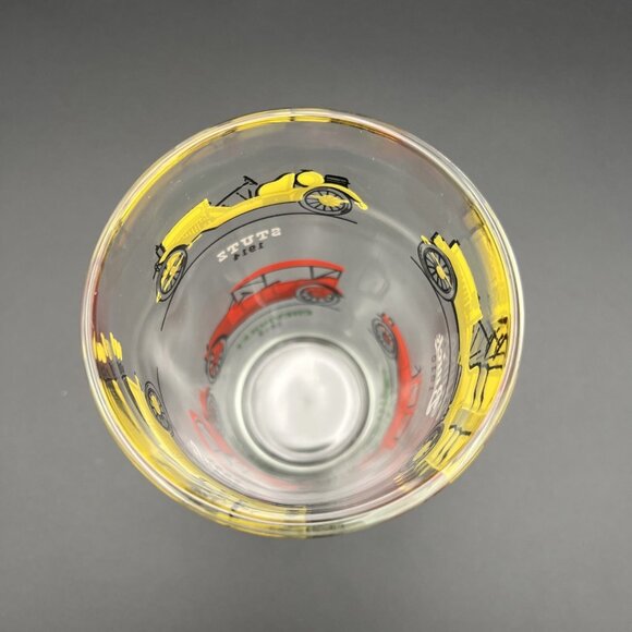 Vtg Classic Car Drinking Glass Stutz Chevrolet Ford Buick Studebaker Hudson 24oz - Picture 4 of 11
